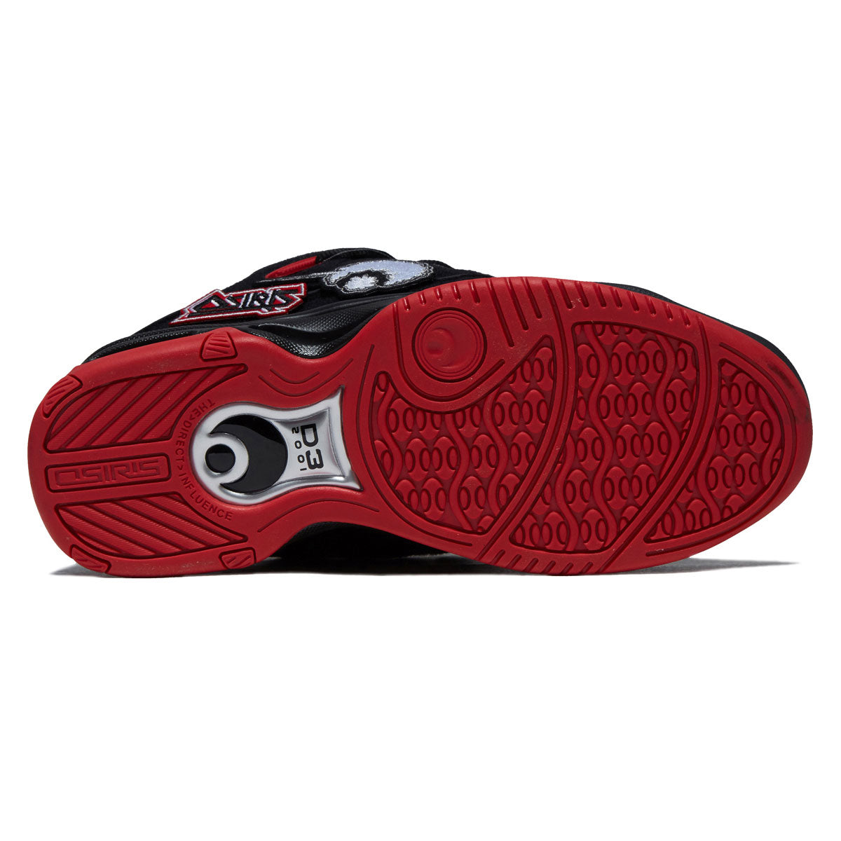 Osiris D3 2001 Shoes - Black/Red/Velcro image 4