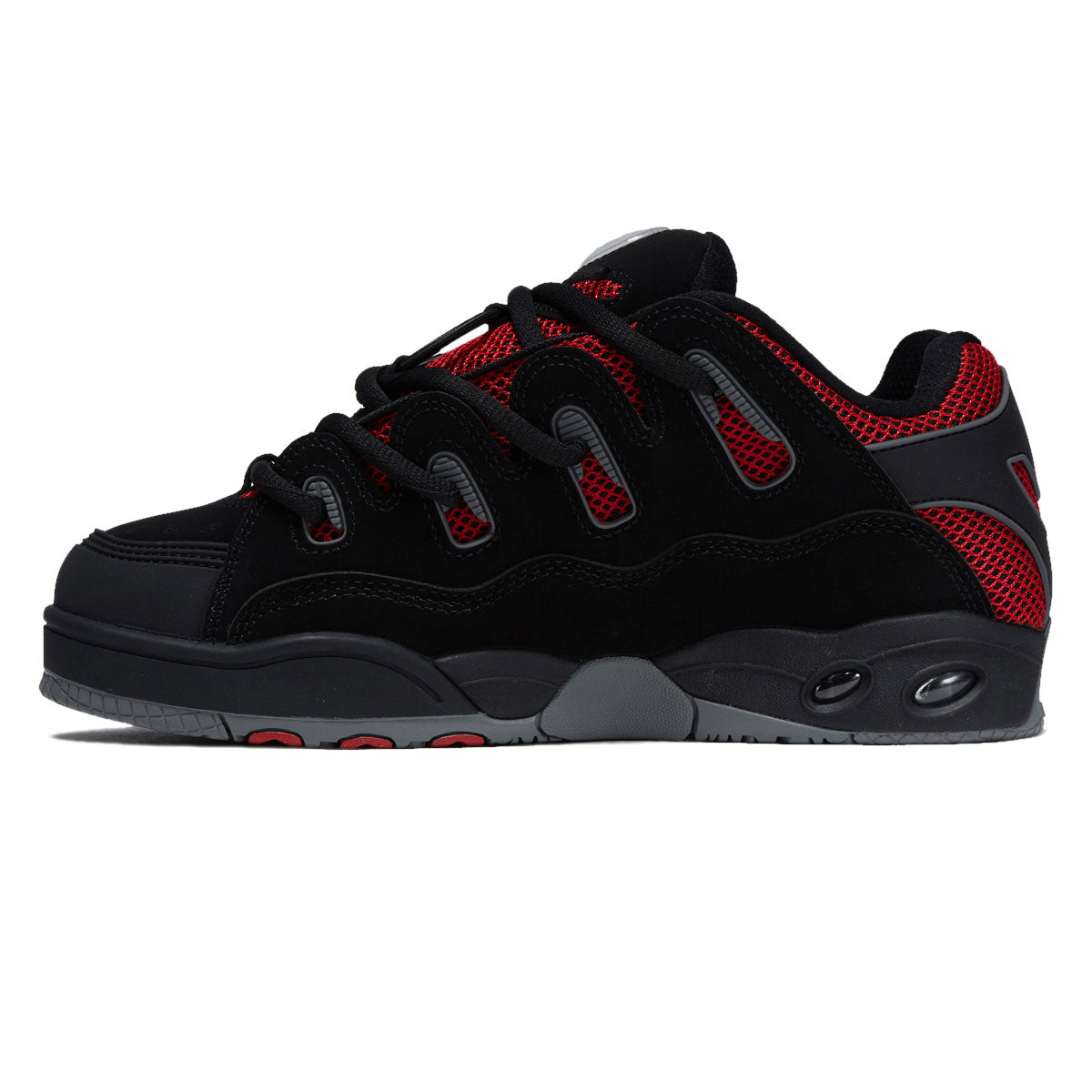 Osiris D3 OG Shoes - Black/Grey/Red image 2