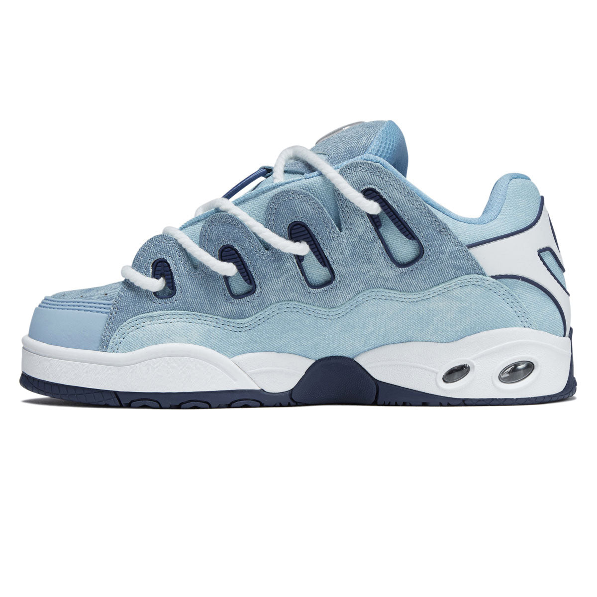 Osiris D3 OG Shoes - Denim/White/Blue image 2