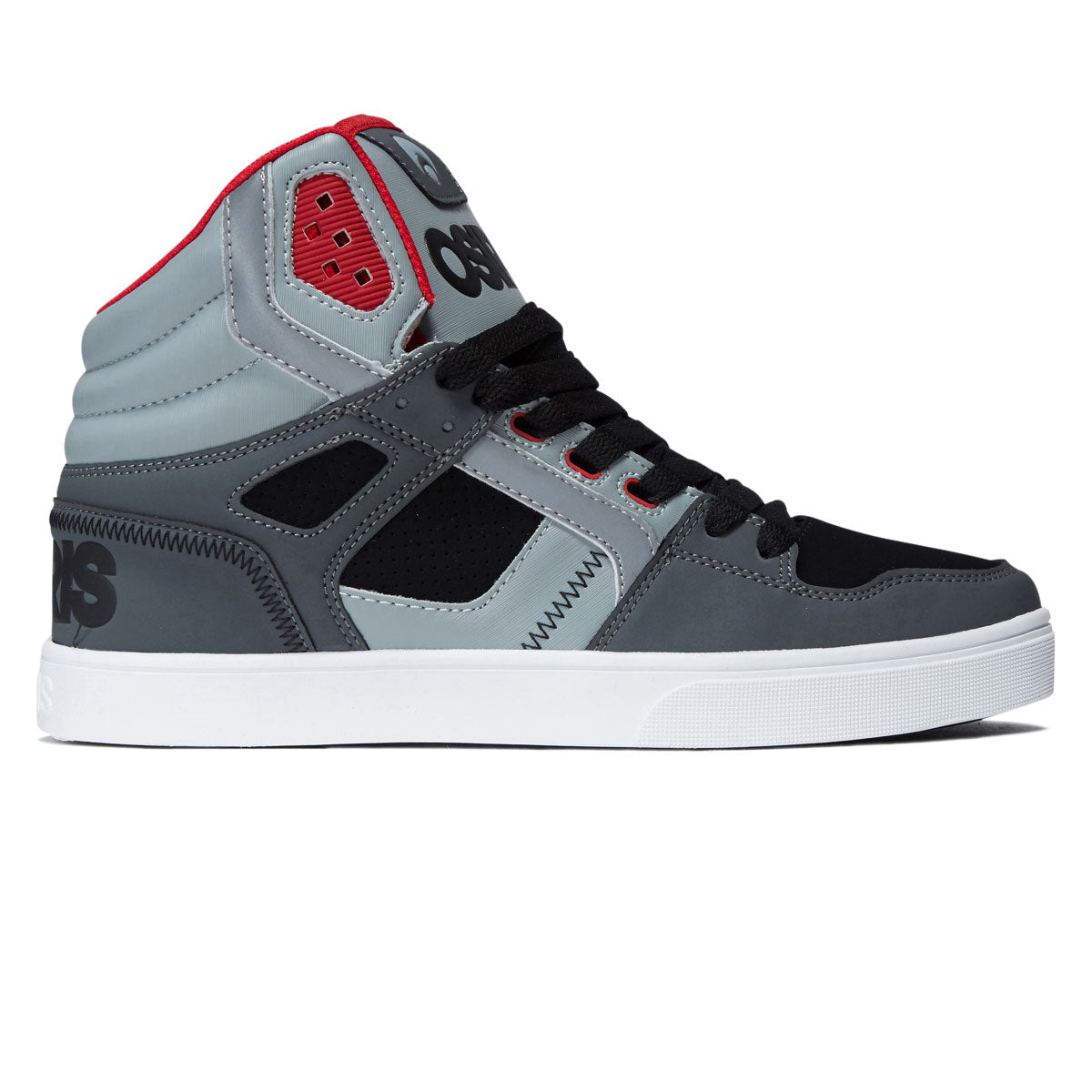 Osiris Clone Shoes - Black/Grey/Red image 1