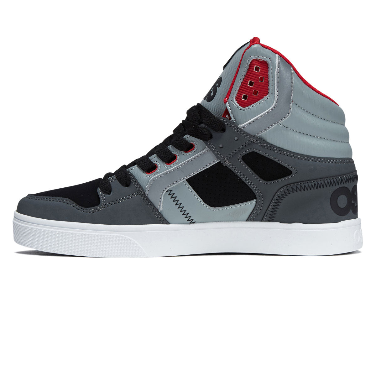 Osiris Clone Shoes - Black/Grey/Red image 2