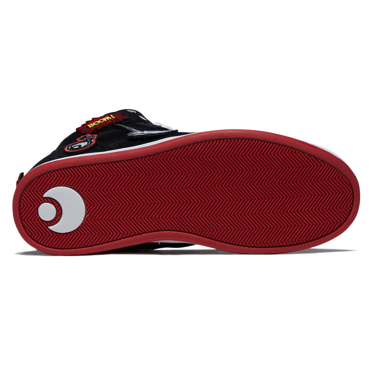 Osiris NYC 83 CLK Shoes - Black/Red/Velcro image 4