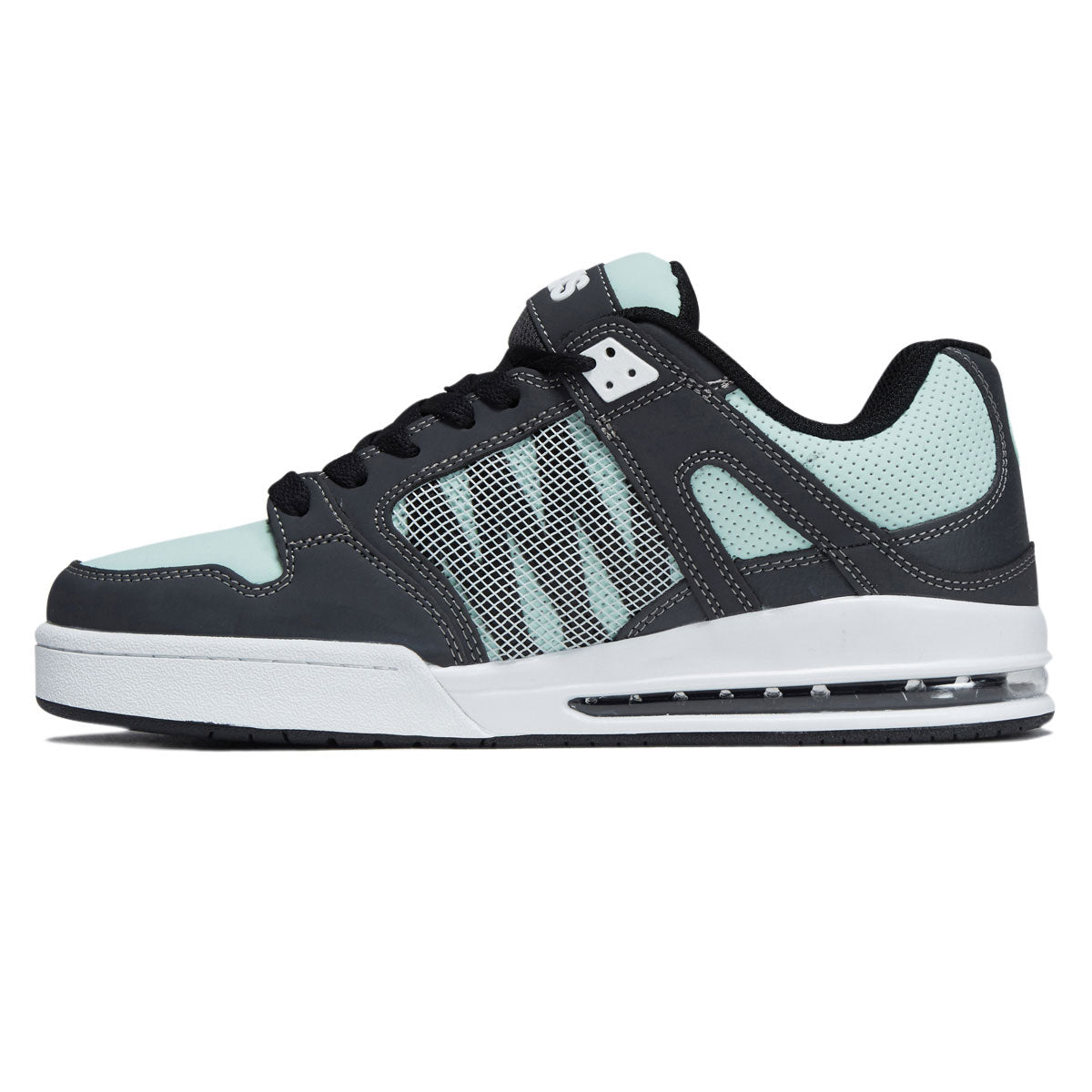 Osiris Pixel Shoes - Charcoal/Mint/White image 2