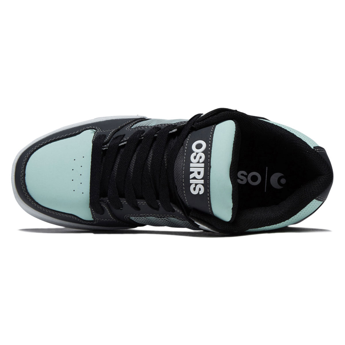 Osiris Pixel Shoes - Charcoal/Mint/White image 3