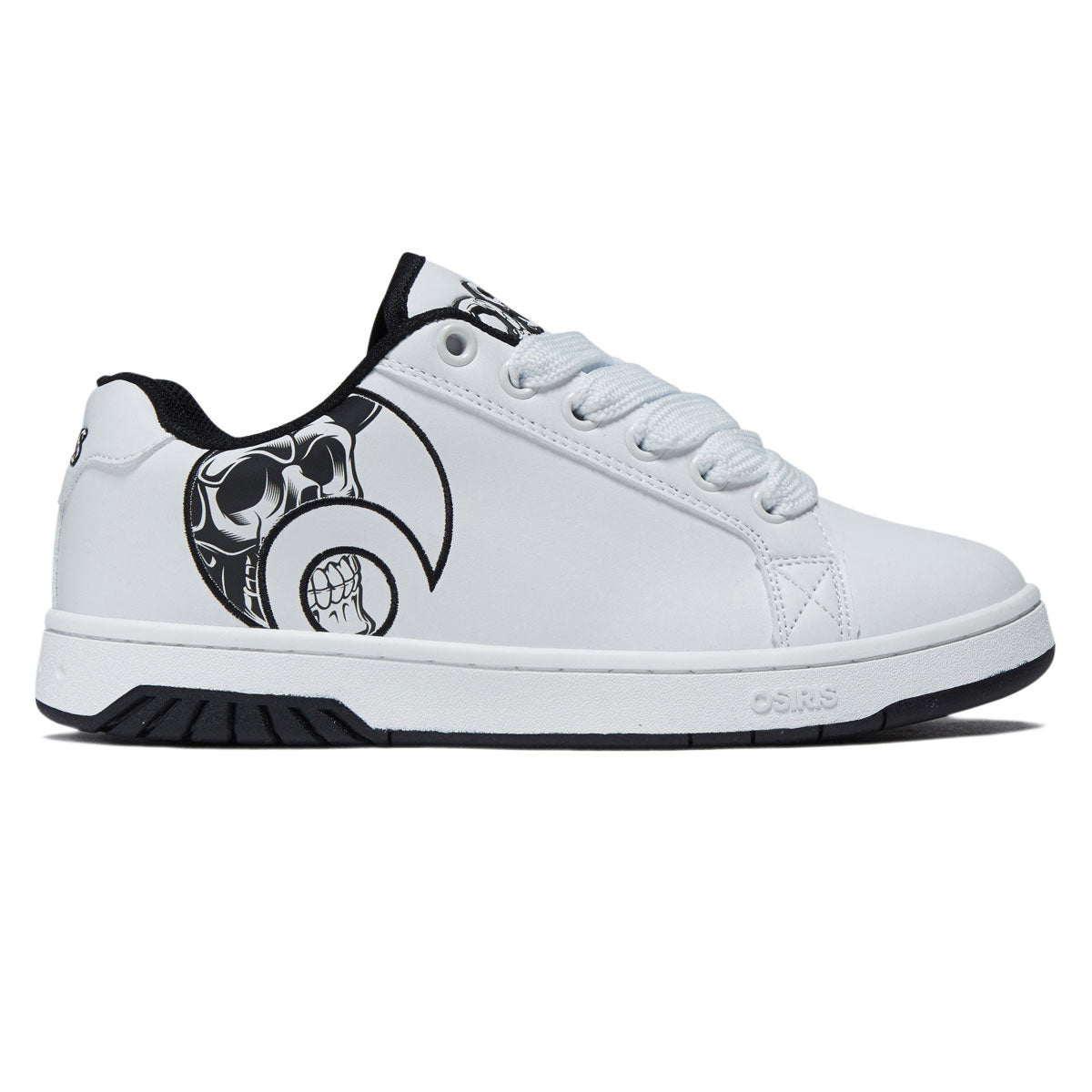 Osiris Troma Alt Shoes - White/Black/Skull image 1