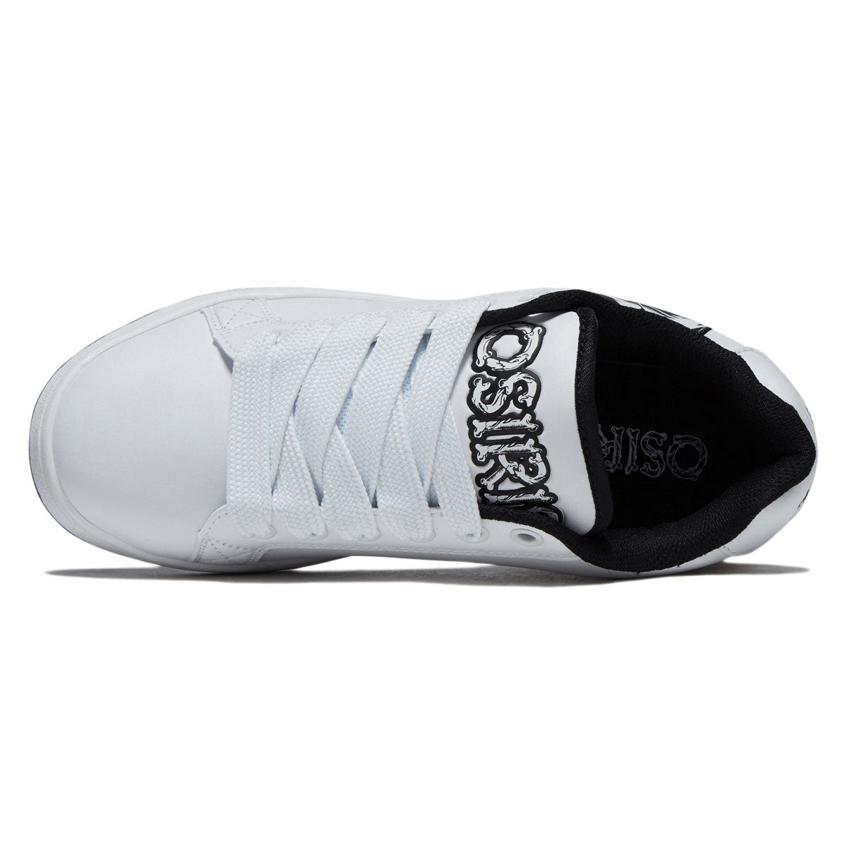 Osiris Troma Alt Shoes - White/Black/Skull image 3