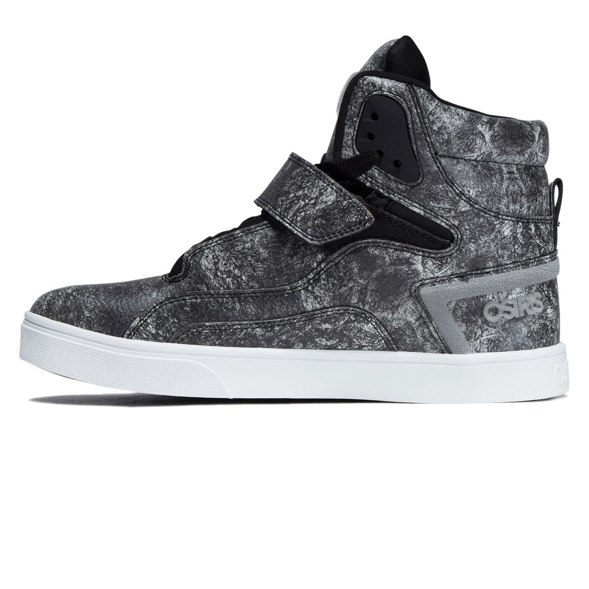 Osiris Rize Ultra Shoes - Black/Crack/White image 2