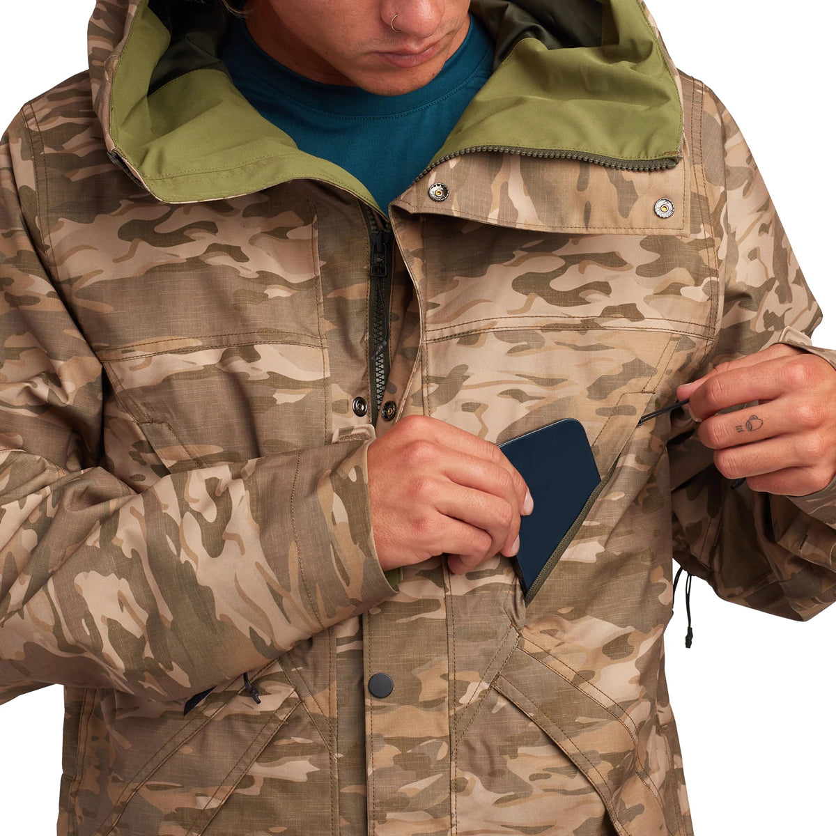 Dakine Scout Snowboard Jacket - Vintage Camo image 3