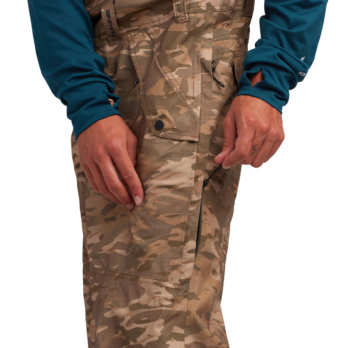 Dakine Scout Bib Snowboard Pants - Vintage Camo image 4