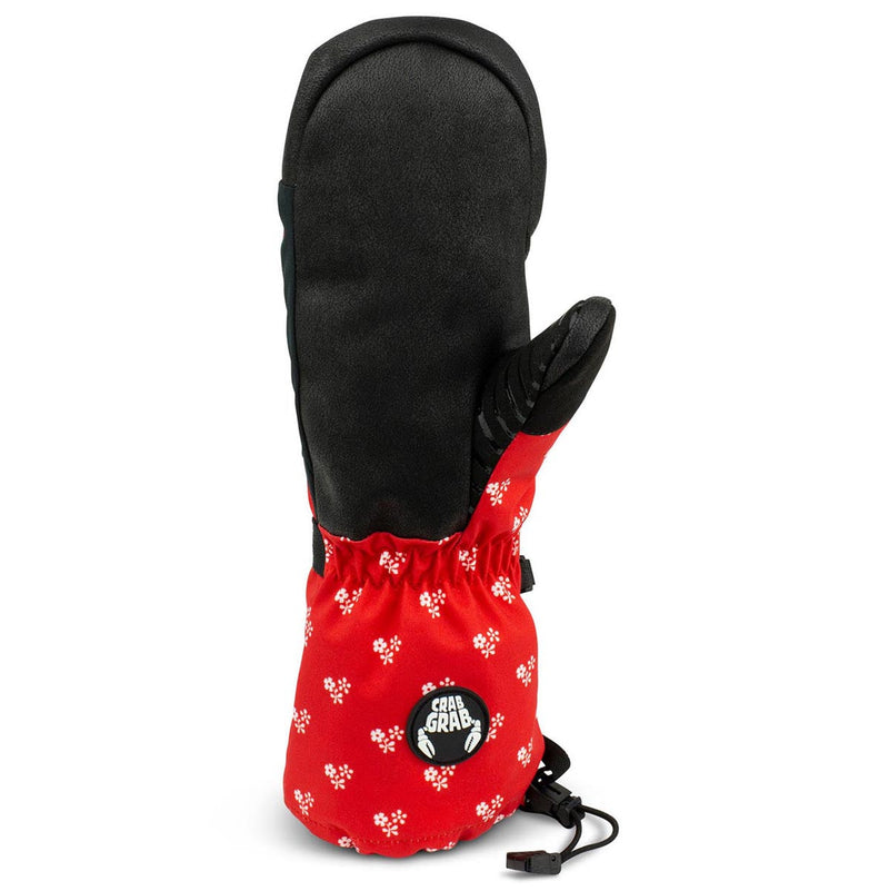 Crab Grab Cinch Womens Mitt Snowboard Gloves - Little Flowers