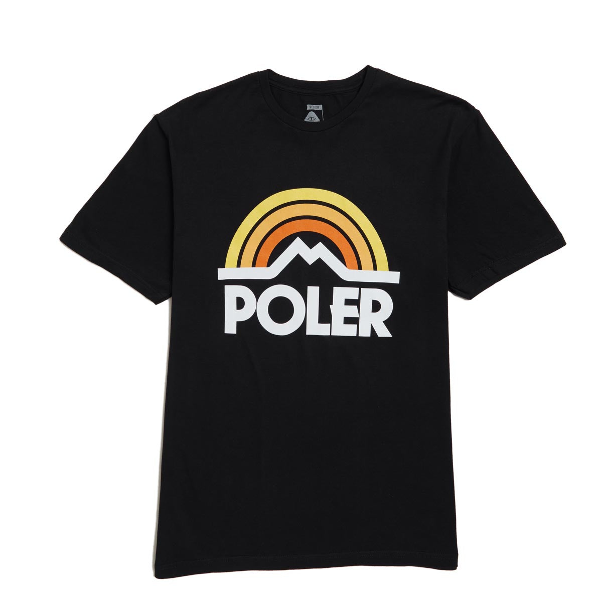 Poler Mountain Rainbow T-Shirt - Black image 1
