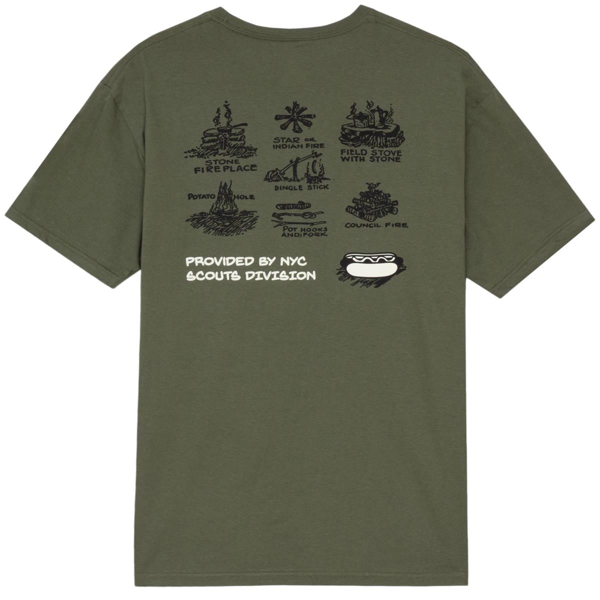 Poler Scouts Division T-Shirt - Sage Green image 1