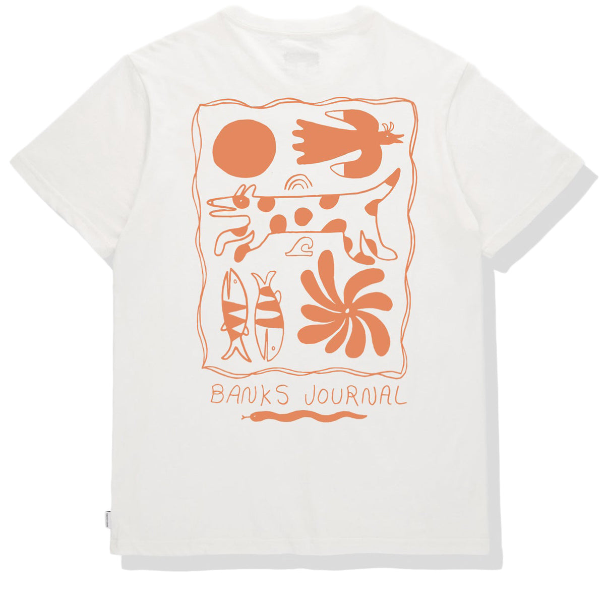 Banks Journal Bristol Trader T-Shirt - Off White image 1