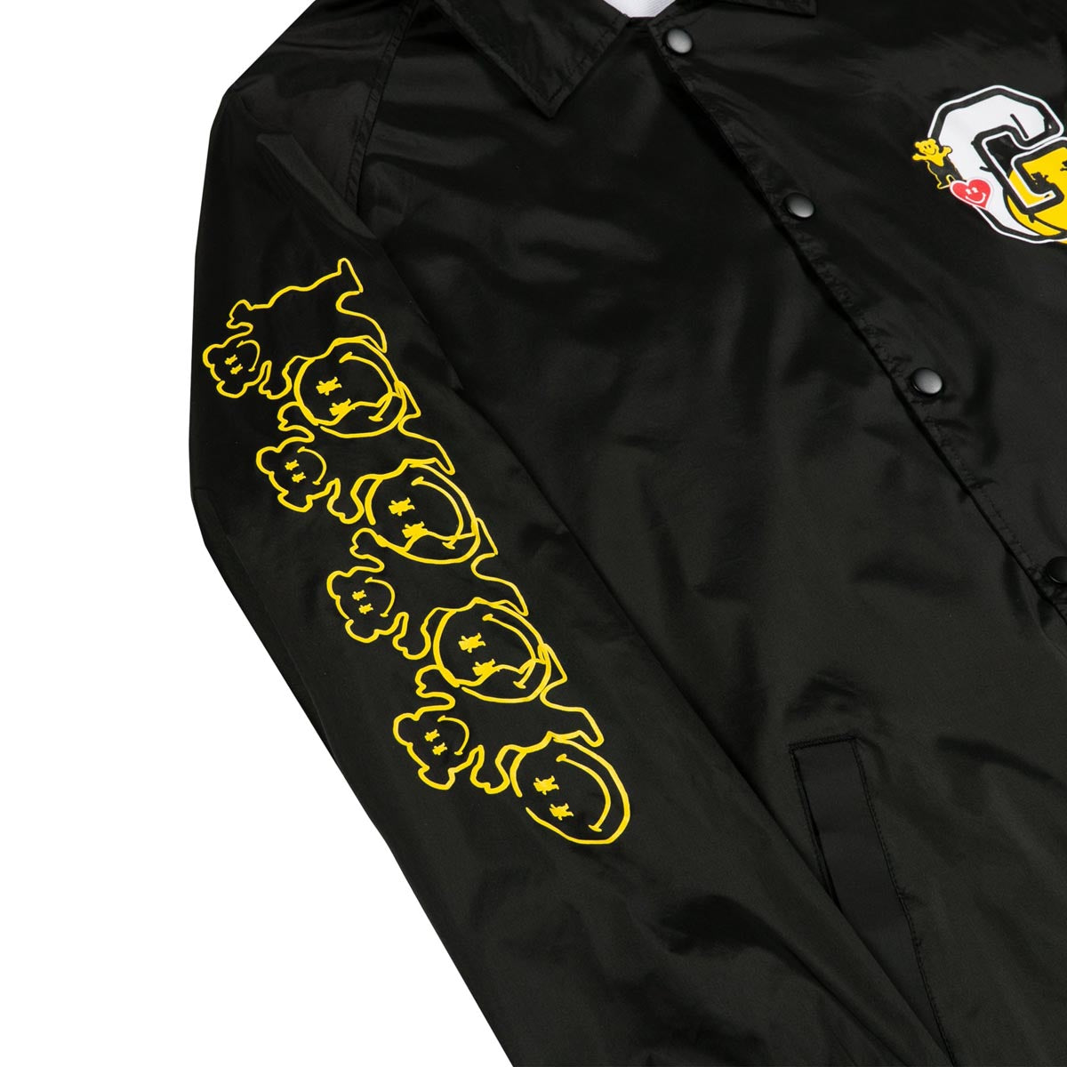 Grizzly x Smiley World Coach Jacket - Black image 2