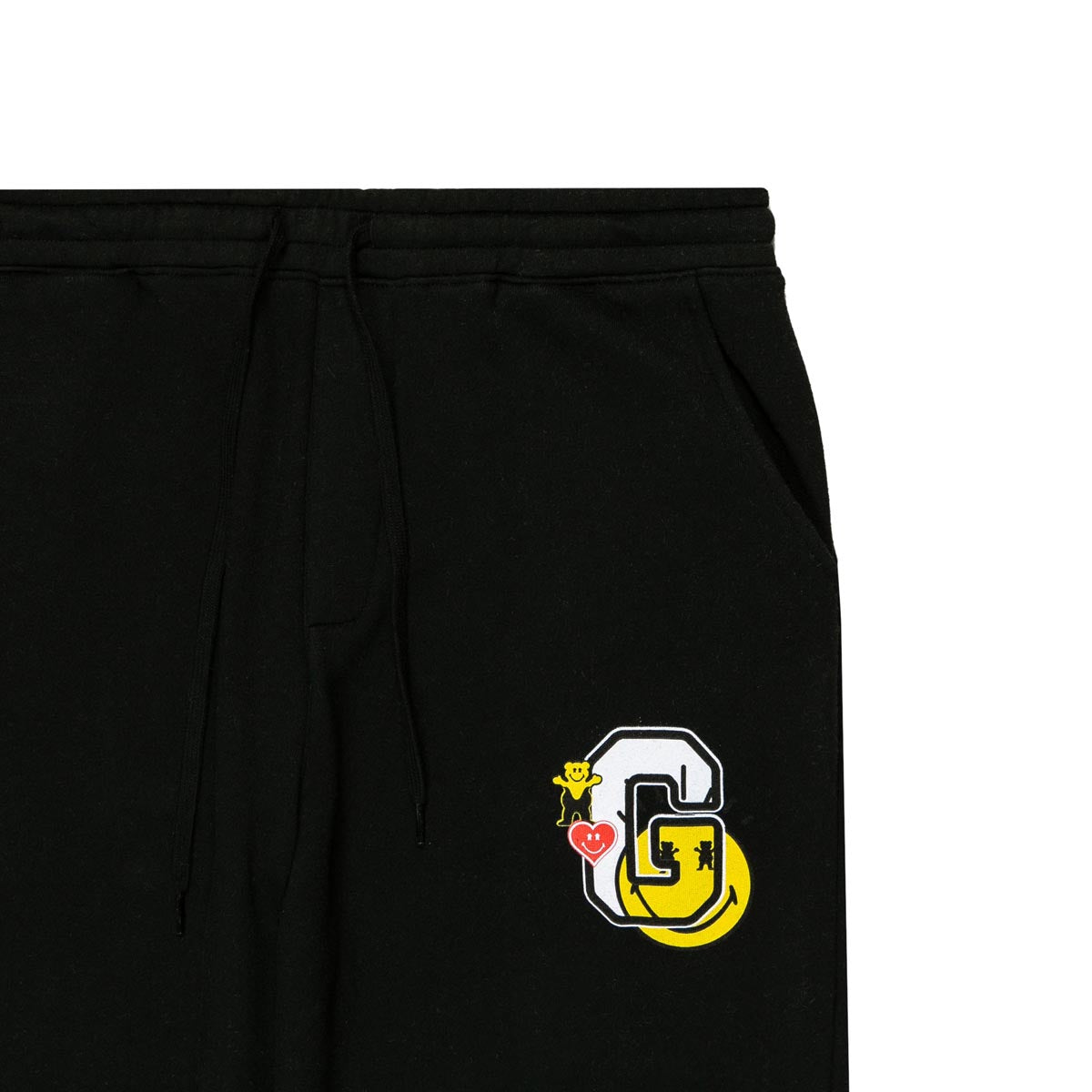Grizzly x Smiley World Sweat Pants - Black image 5