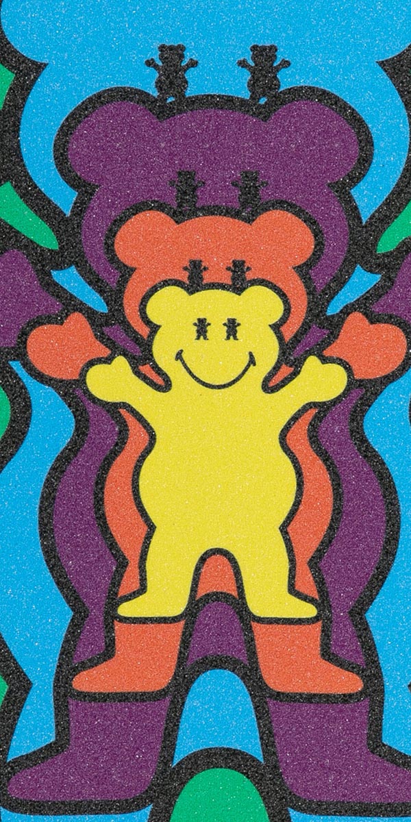 Grizzly x Smiley World Rabbithole Grip Tape image 2