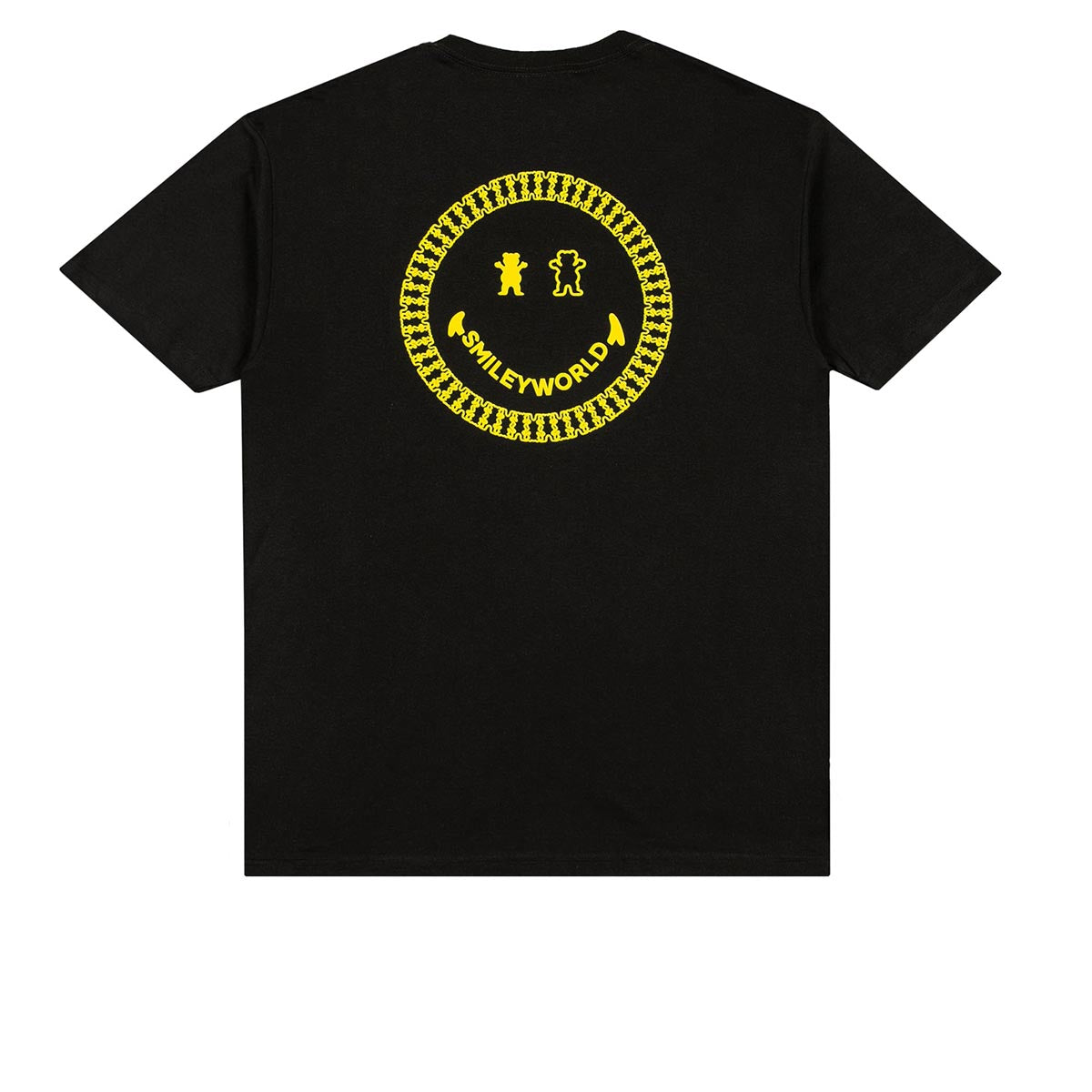 Grizzly x Smiley World School Of Happiness T-Shirt - Black image 2