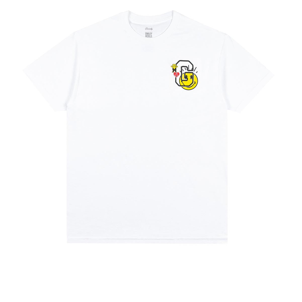 Grizzly x Smiley World T-Shirt - White image 1