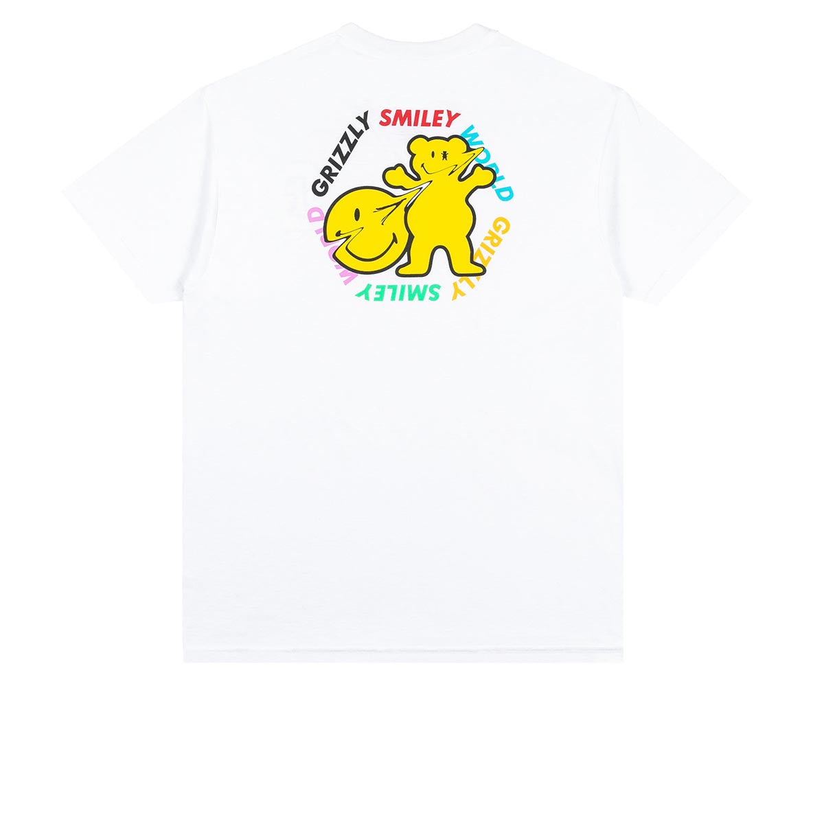 Grizzly x Smiley World T-Shirt - White image 2