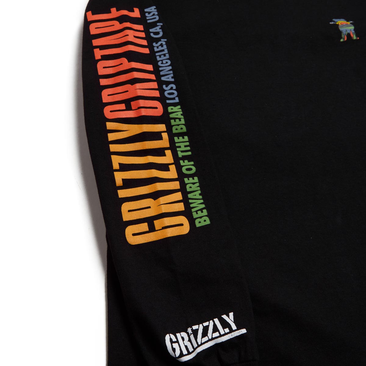 Grizzly Sun Valley Long Sleeve T-Shirt - Black image 3
