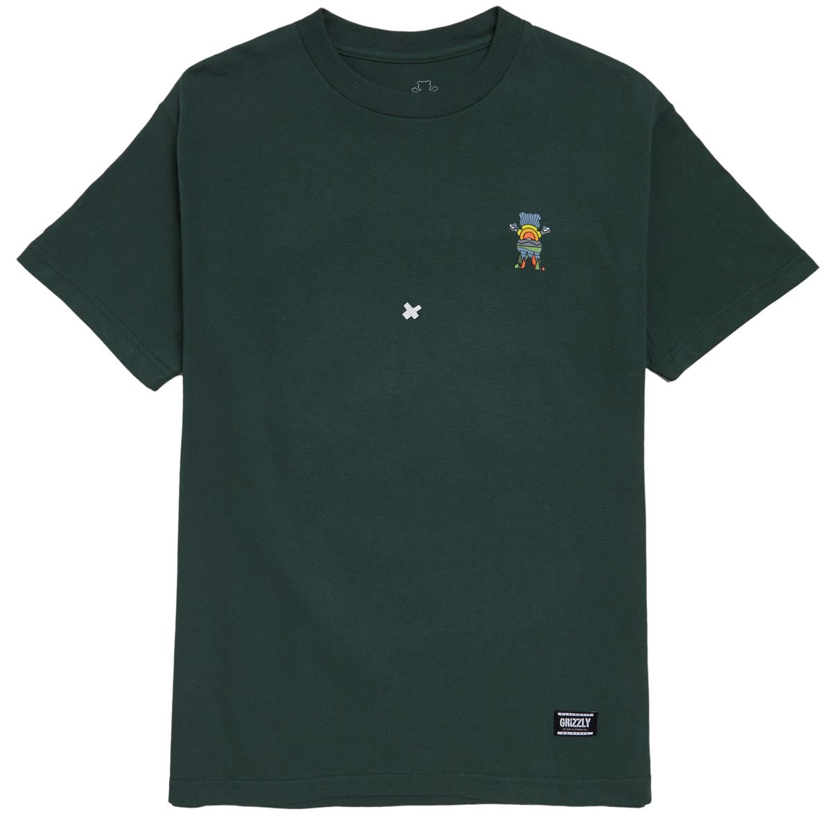 Grizzly Sun Valley T-Shirt - Forest Green image 2