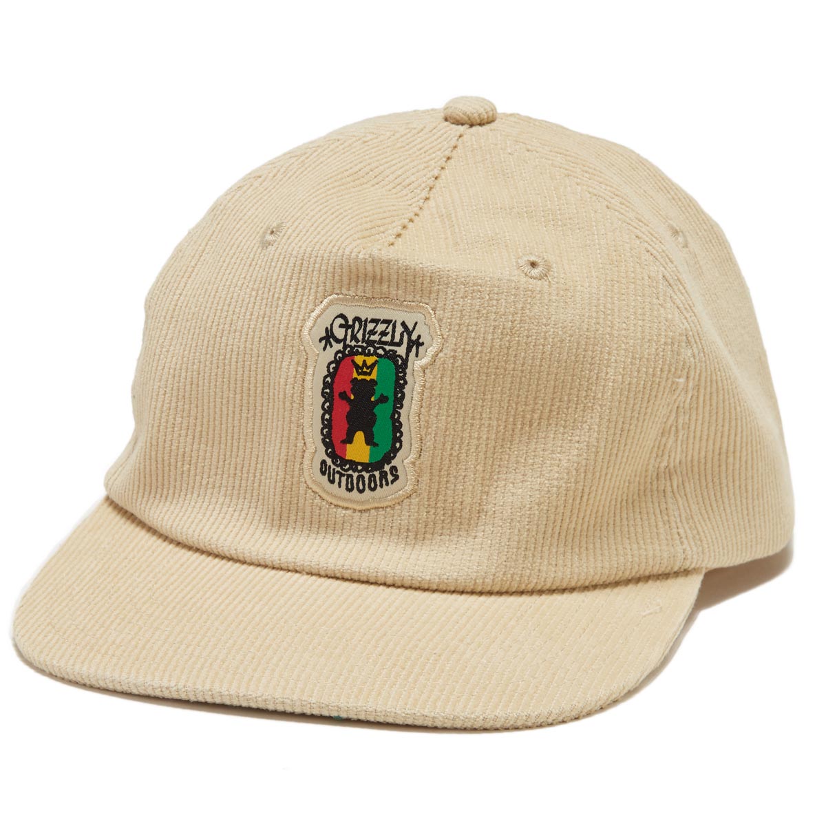 Grizzly Most High Unstructured Snapback Hat - Khaki image 1