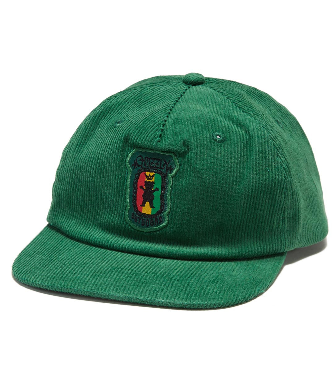 Grizzly Most High Unstructured Snapback Hat - Forest Green image 1