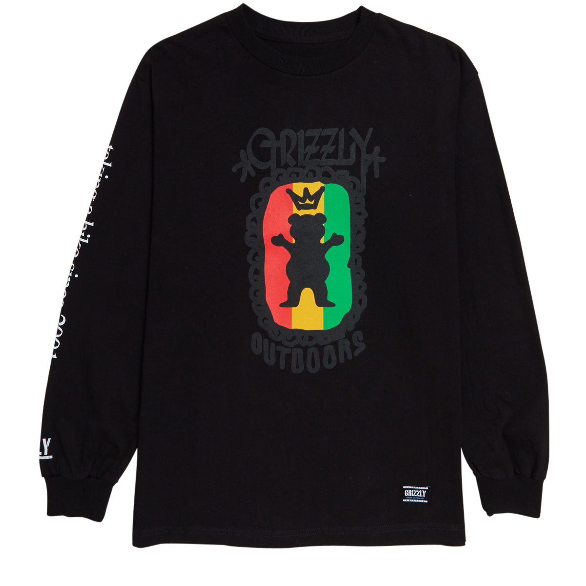 Grizzly Most High Long Sleeve T-Shirt - Black image 1