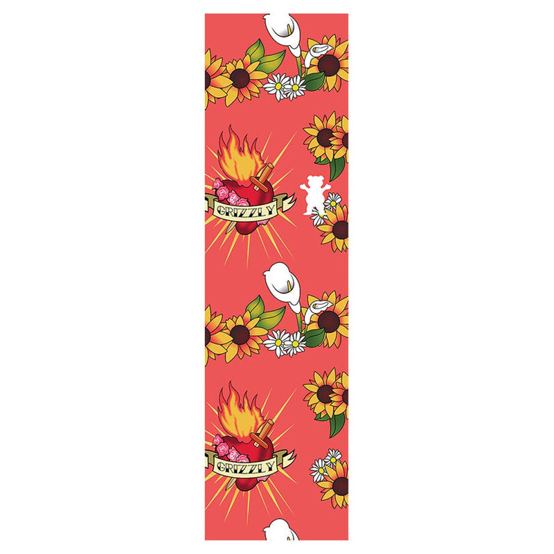 Grizzly Por Vida Grip tape - Red