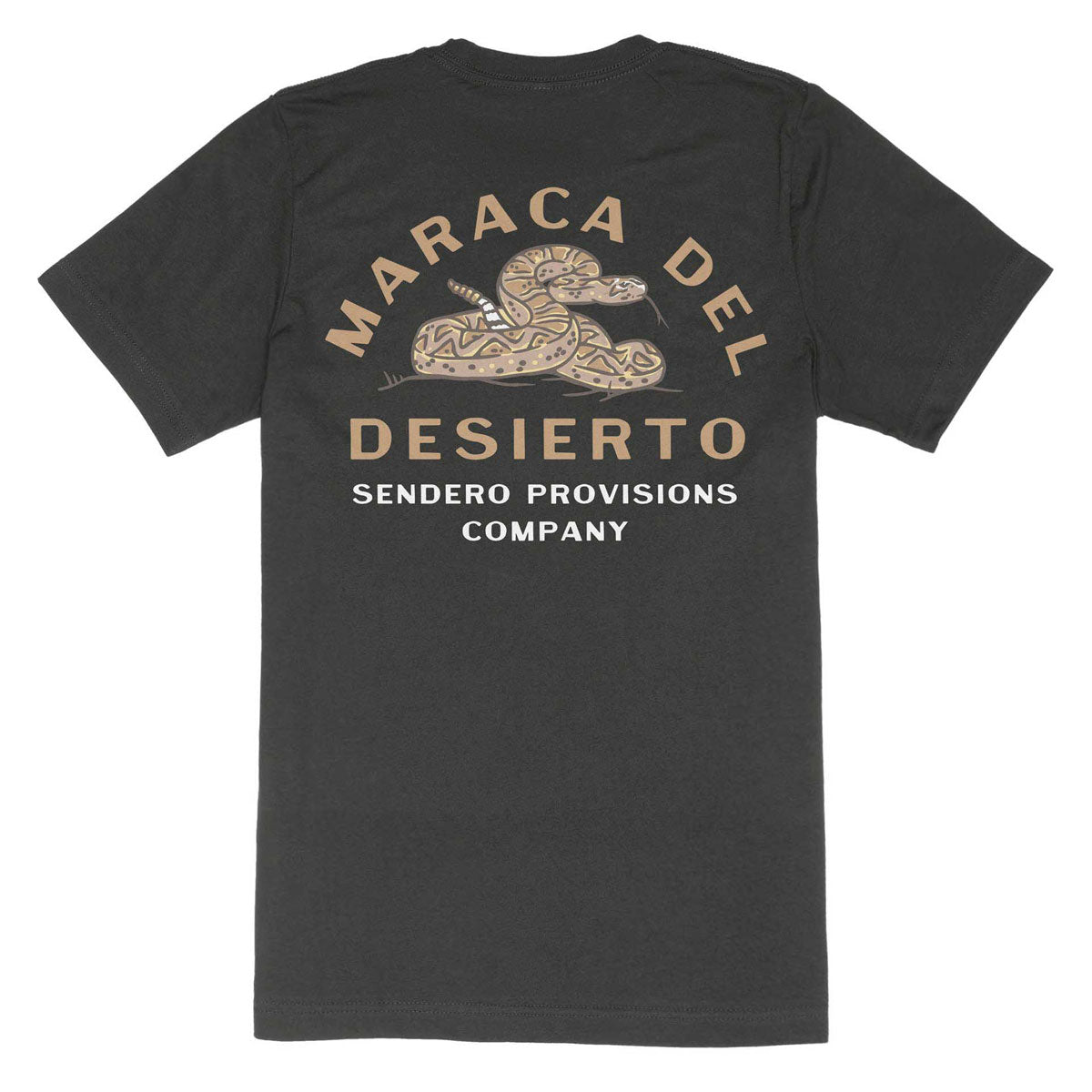 Sendero Rattlesnake T-Shirt - Vintage Black image 1