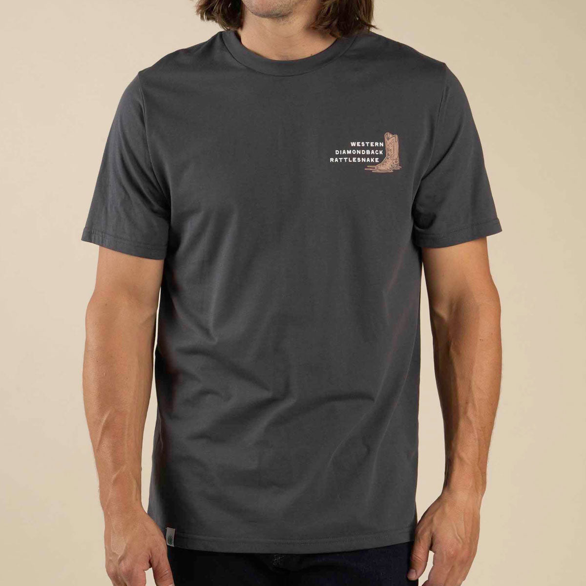 Sendero Rattlesnake T-Shirt - Vintage Black image 3