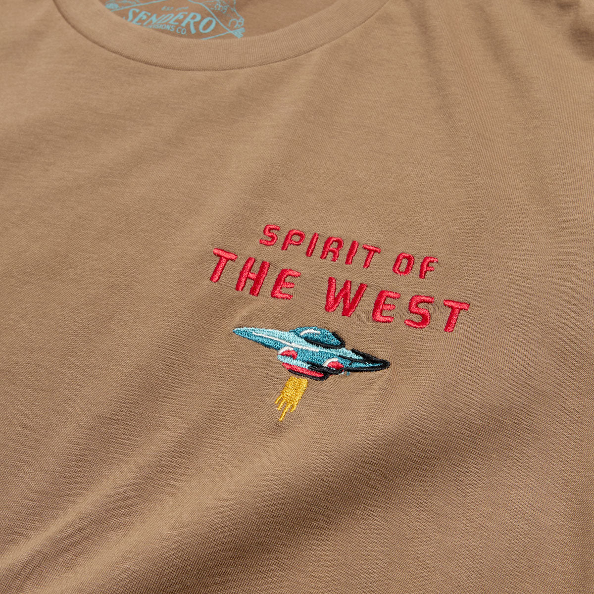 Sendero Danger Cowboy T-Shirt - Light Brown image 5