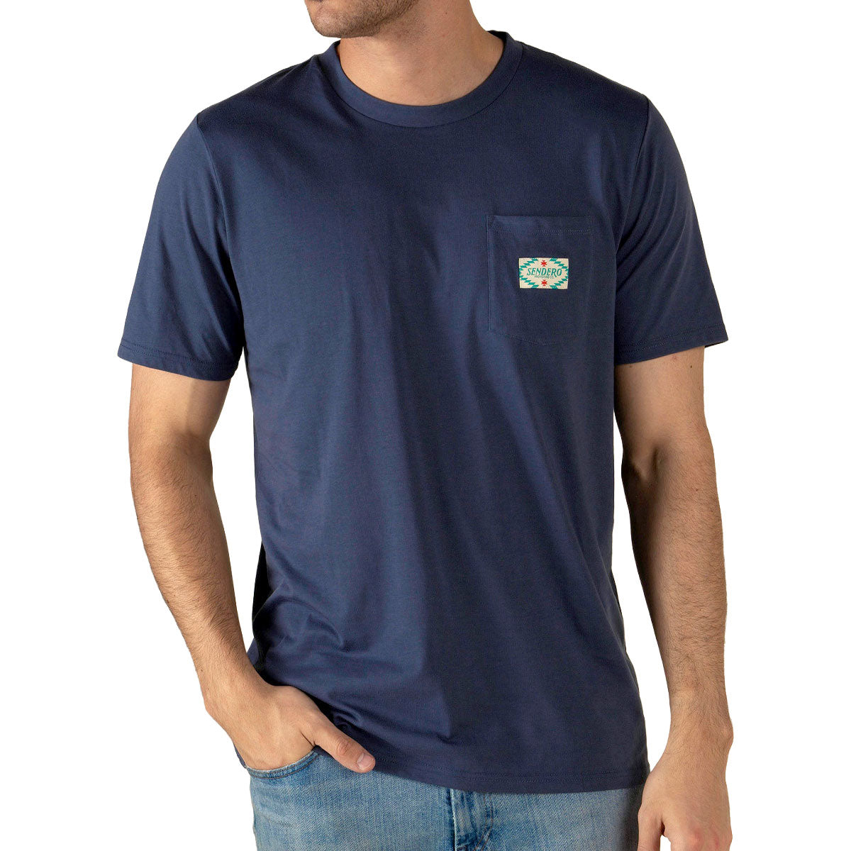 Sendero Pocket T-Shirt - Navy image 2