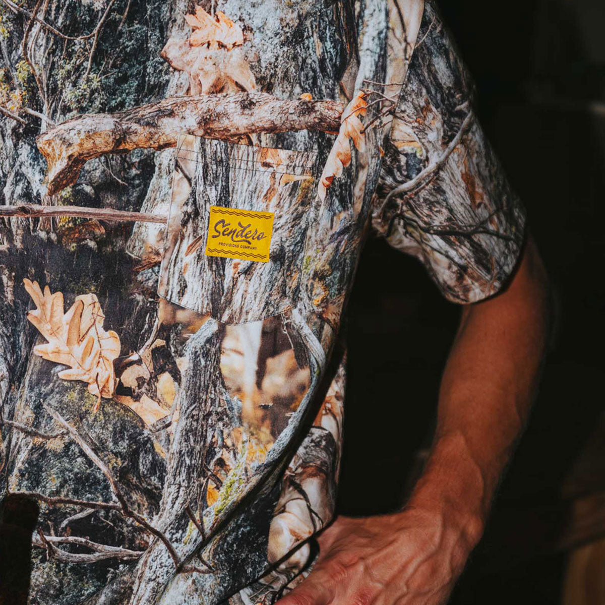 Sendero Logo Vintage Pocket T-Shirt - Will Tree Camo image 5