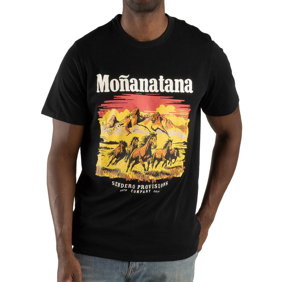 Sendero Monanatana T-Shirt - Black image 2