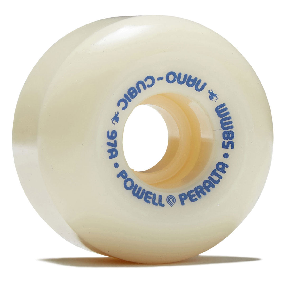 Powell-Peralta Dragon Formula Nano Cubic 97a Skateboard Wheels - Off White - 58mm image 1