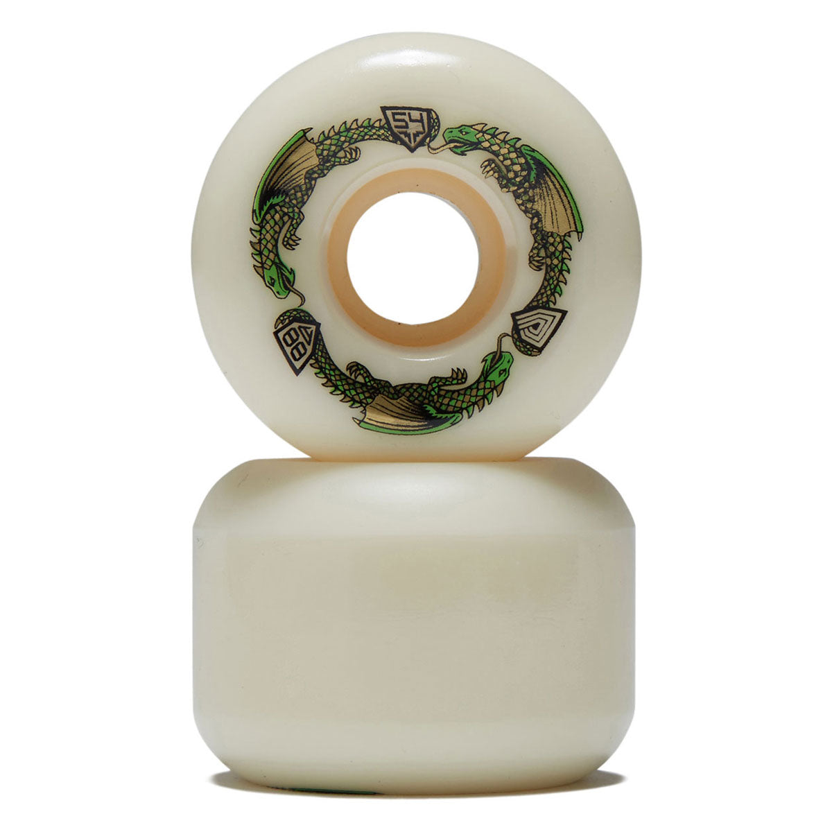 Powell-Peralta Dragon Formula 88a A2 Skateboard Wheels - Off White II - 54mm image 2