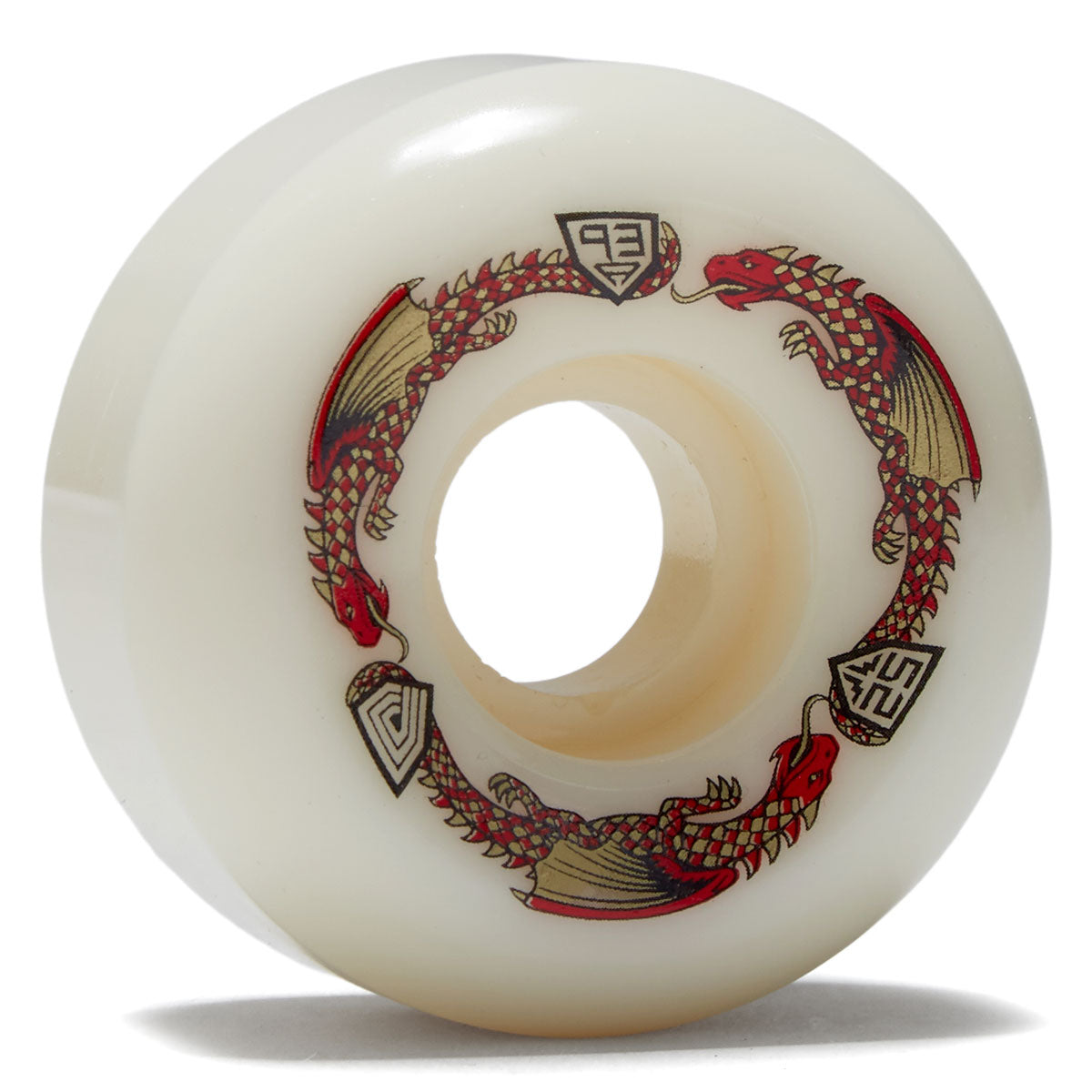 Powell-Peralta Dragon Formula 93a V5 Skateboard Wheels - Off White II - 52mm image 1