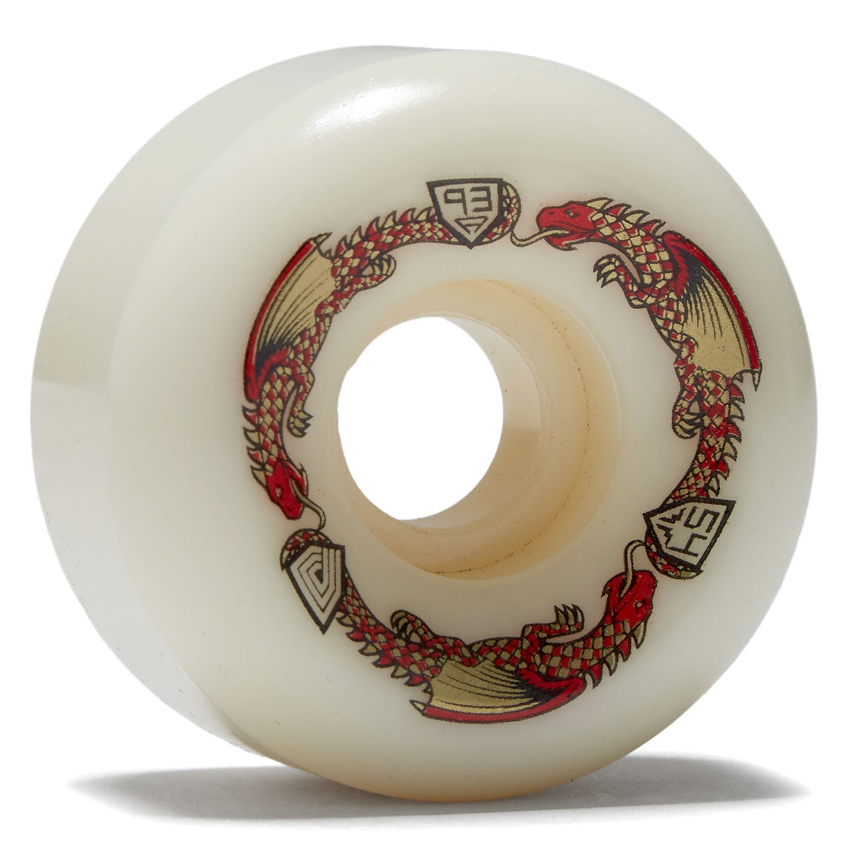 Powell-Peralta Dragon Formula 93a V6 Skateboard Wheels - Off White II - 54mm image 1