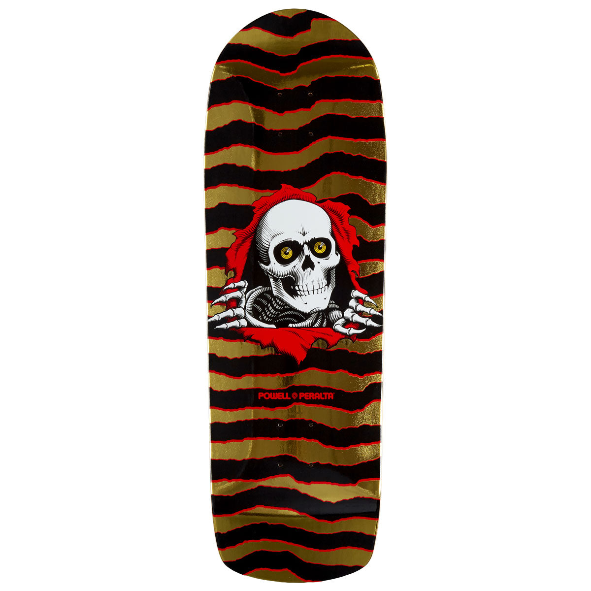 Powell-Peralta Old School Ripper 17 Skateboard Deck - Gold Foil - 9.89
