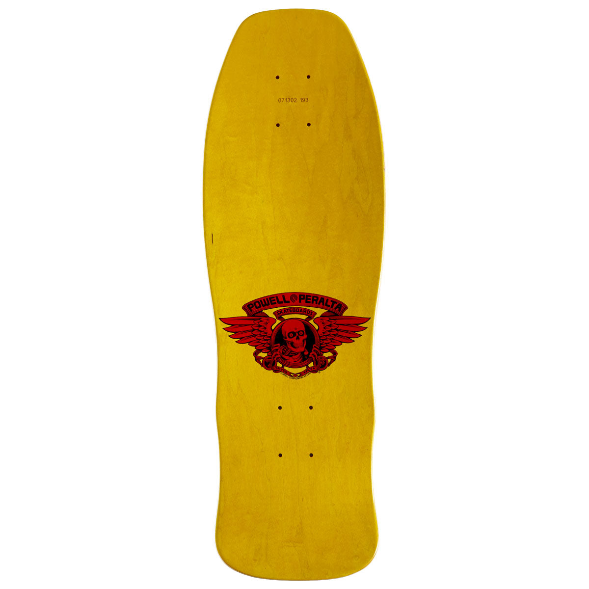 Powell-Peralta Per Wilinder Skull 12 Skateboard Deck - Red/Yellow Fade - 9.625