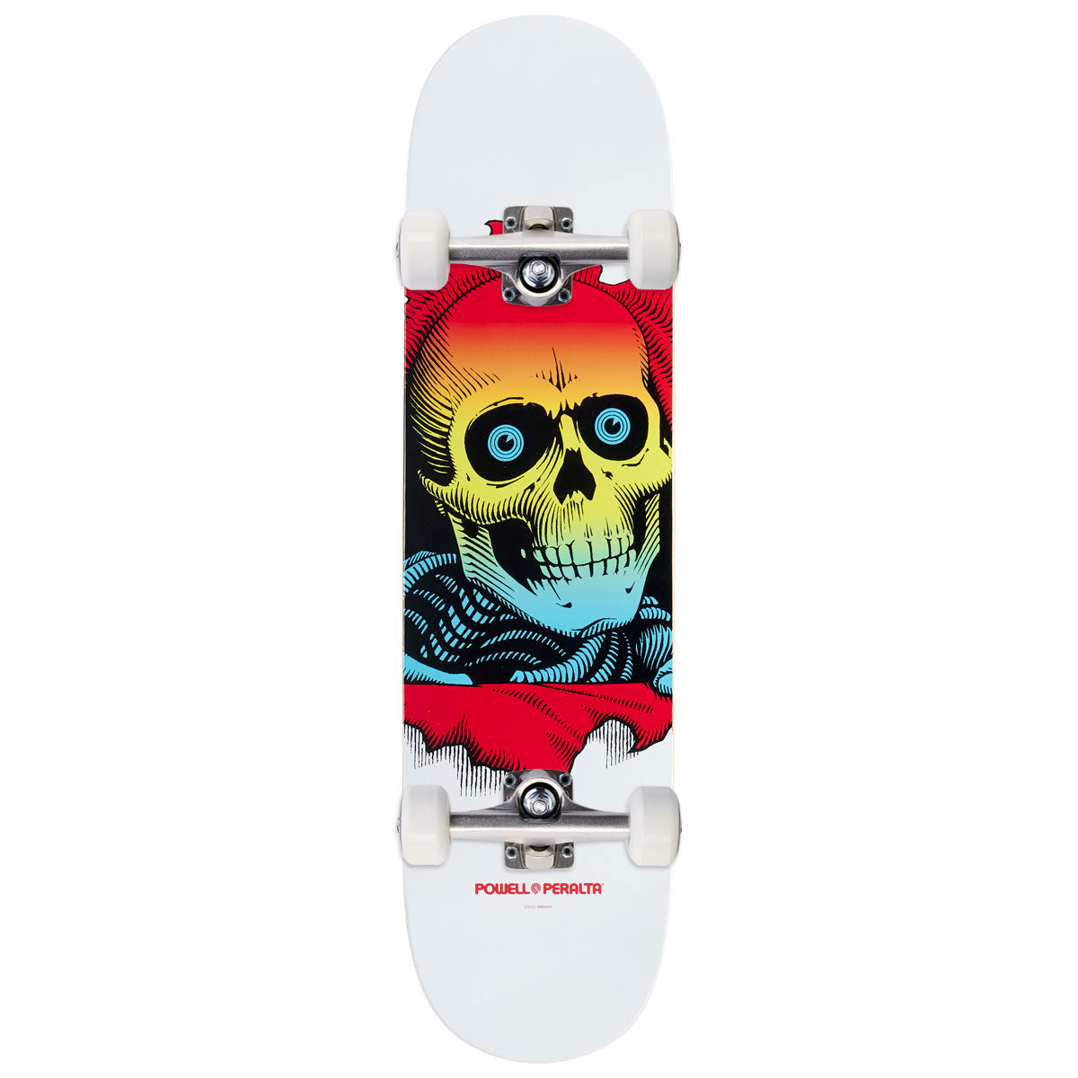 Powell-Peralta Ripper Skateboard Complete - Yellow Fade/White - 8.00