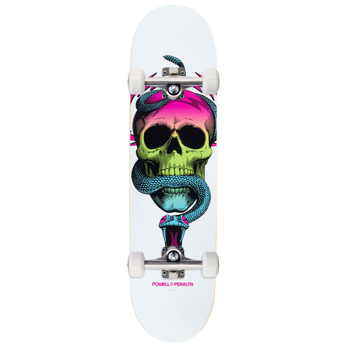 Powell-Peralta Mike McGill Skull & Snake Skateboard Complete - Lime Fade/White - 8.00