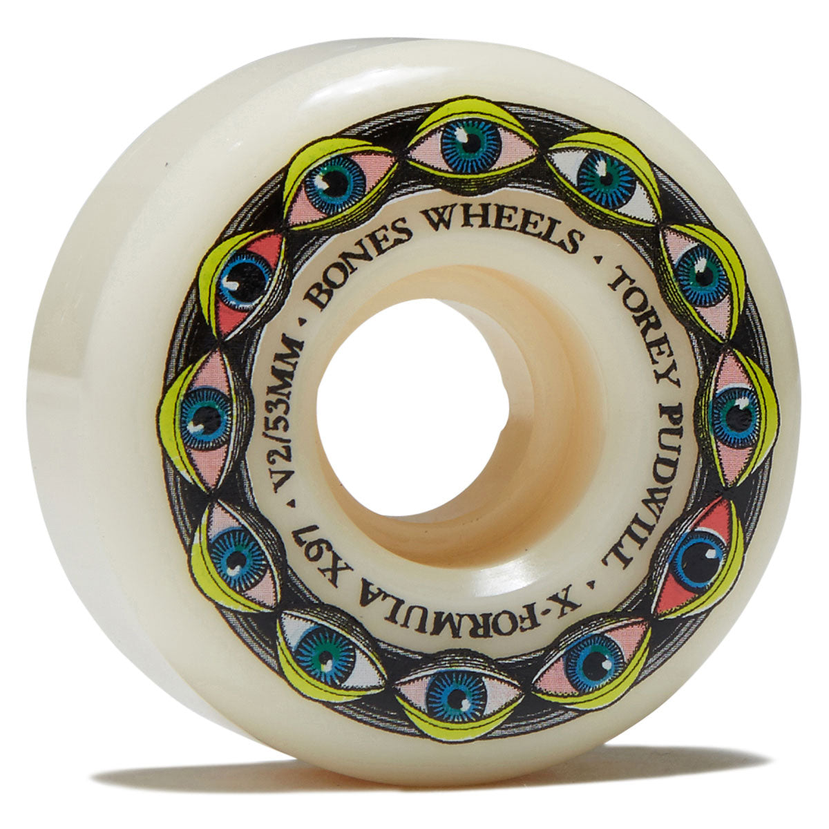 X-Formula Torey Pudwill Frying Eyes 97a V2 Locks Skateboard Wheels - 53mm image 1