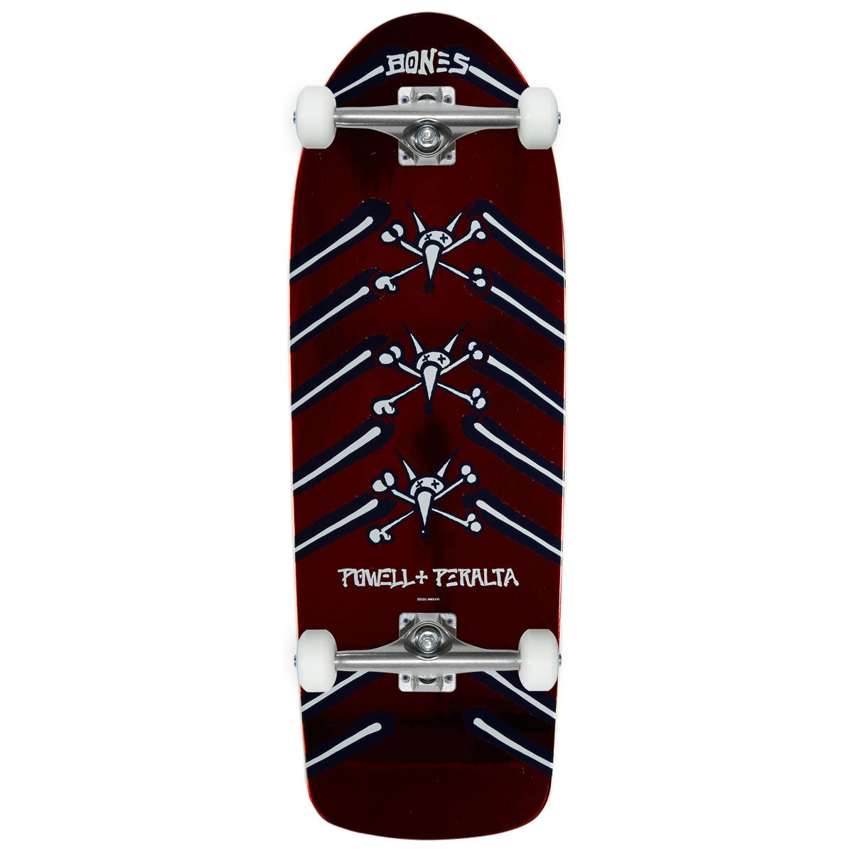Powell-Peralta Rat Bones OG 01 Skateboard Complete - Navy/Red Foil - 10.00