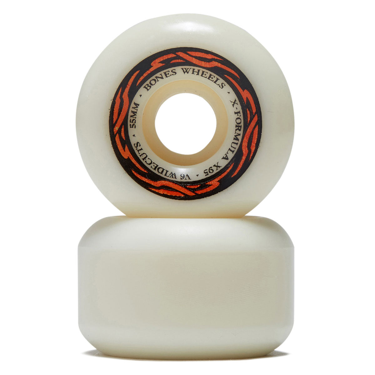 Bones X-Formula Widecuts 95a V6 Wide-Cut Skateboard Wheels - 55mm image 2