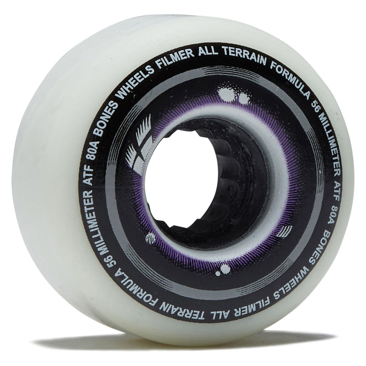 Bones ATF Filmers 80a Skateboard Wheels - 56mm image 1