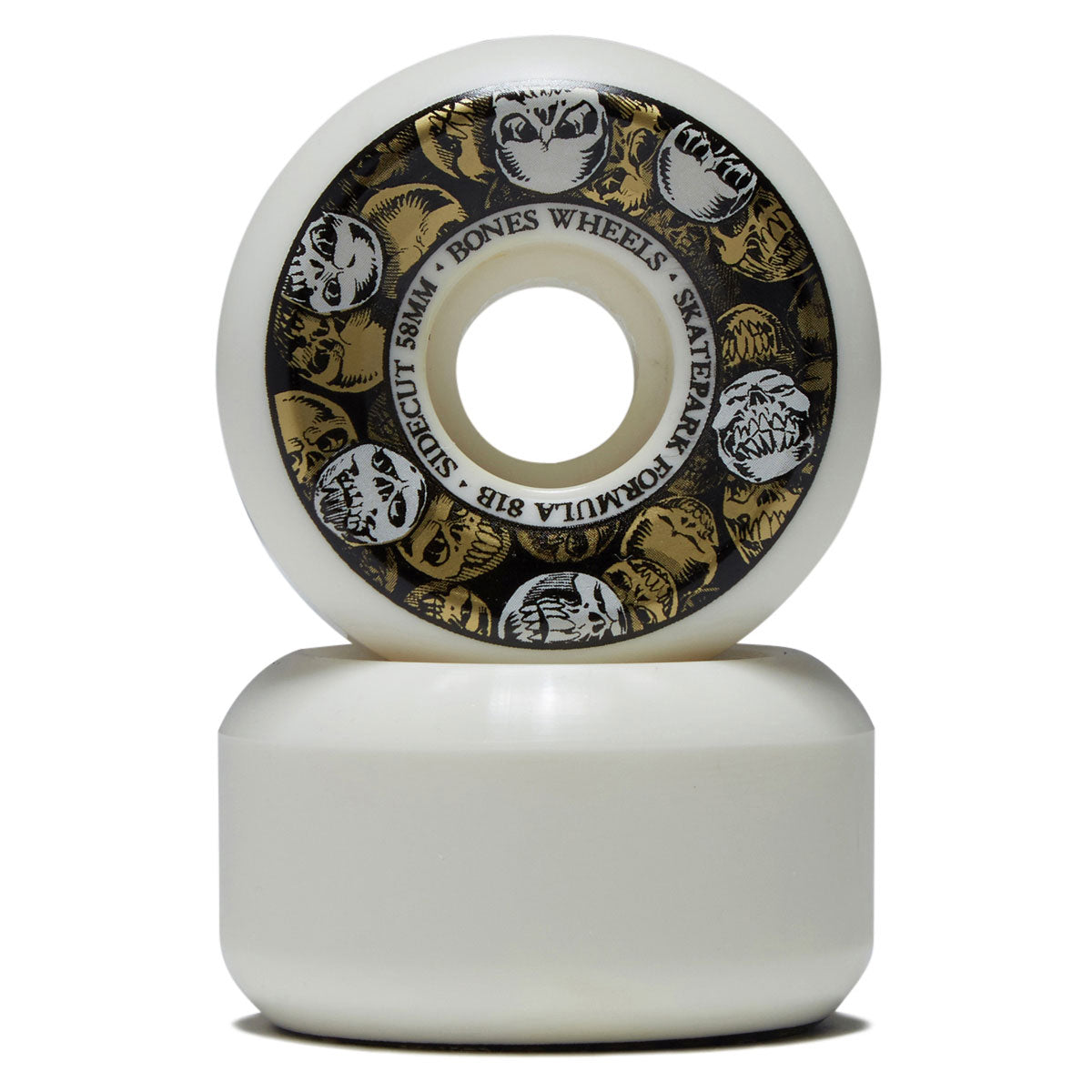 Bones SPF Sidecuts 101a V5 Sidecut Skateboard Wheels - 58mm image 2