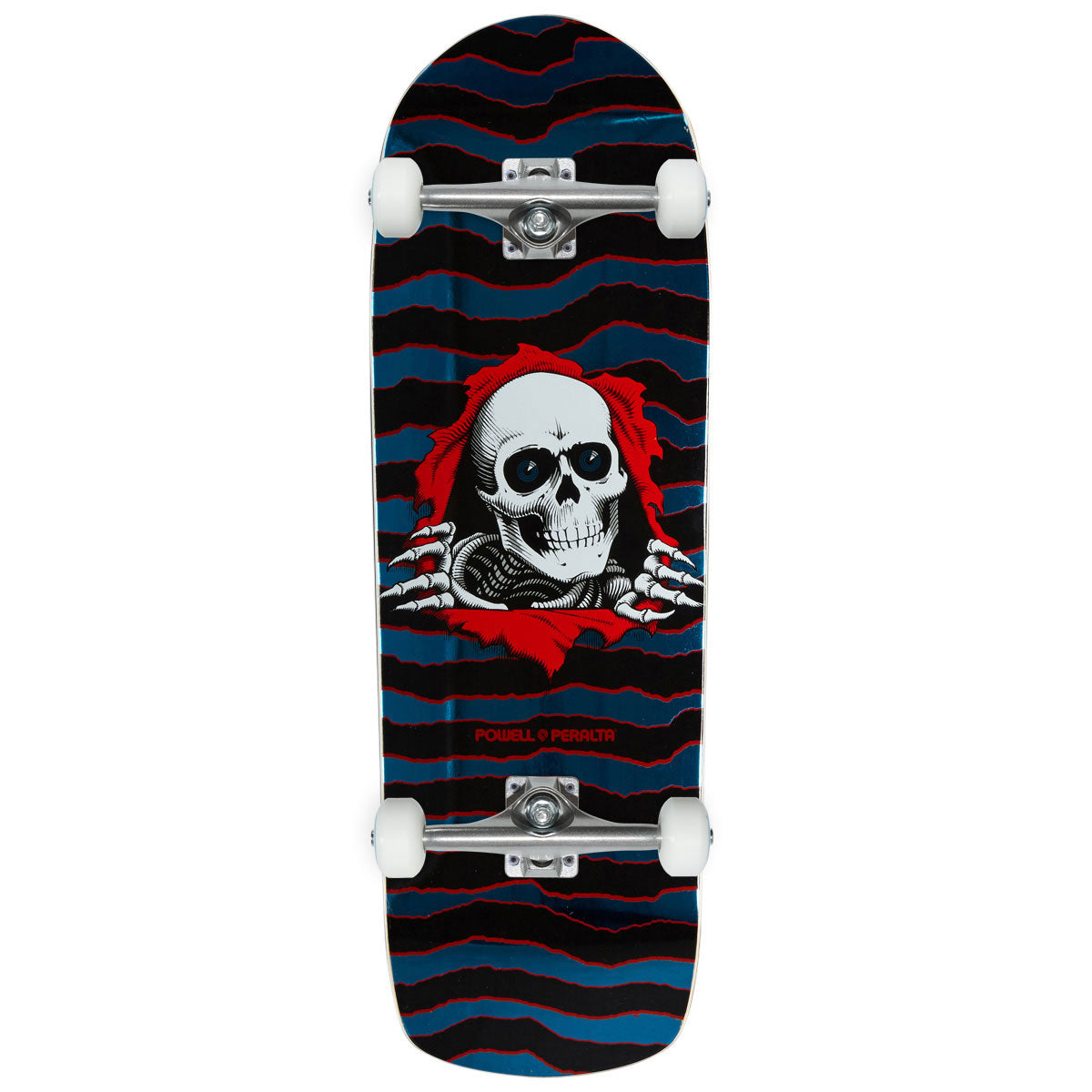 Powell-Peralta Old School Ripper 18 Skateboard Complete - Red/Aqua Foil - 10.00