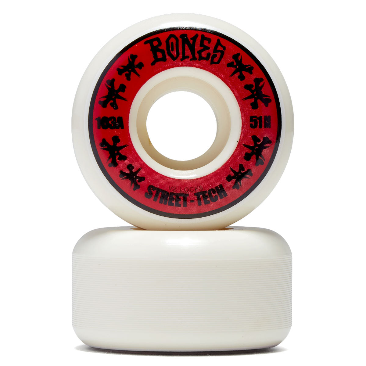Bones STF Locks 103a V2 Lock Skateboard Wheels - 51mm image 2